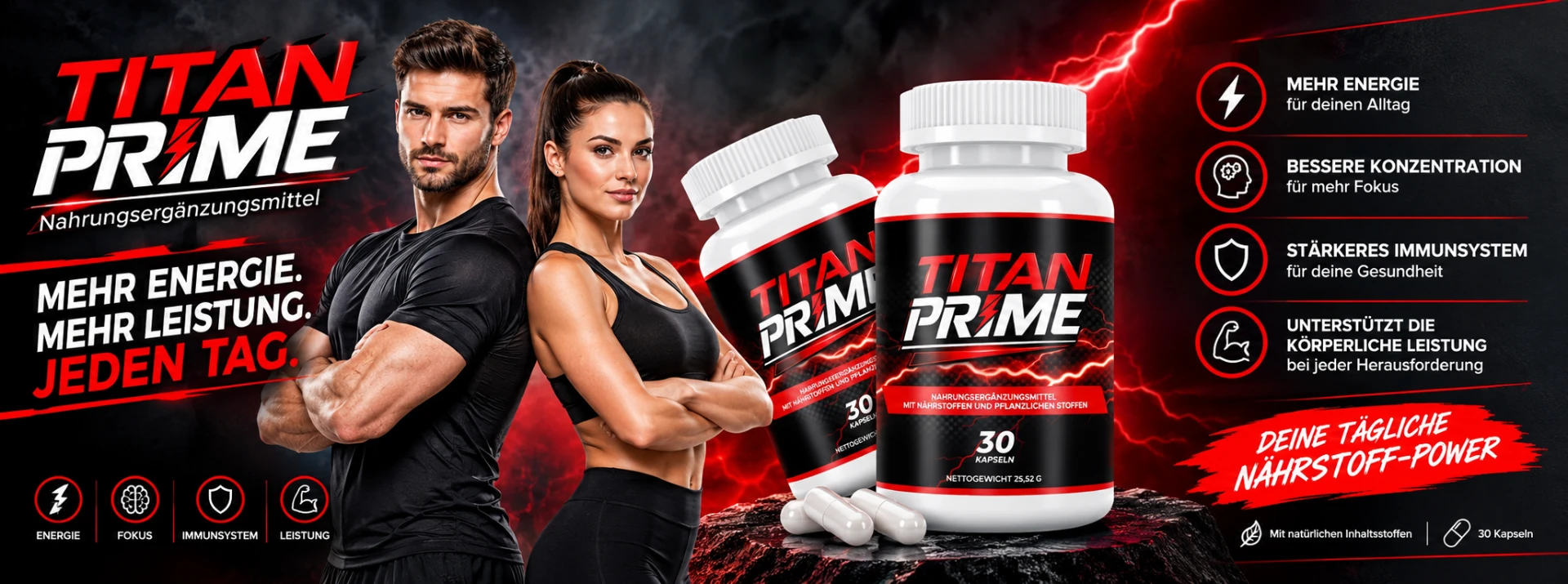 TitanPrime™ – Mehr Energie. Mehr Leistung. Jeden Tag.